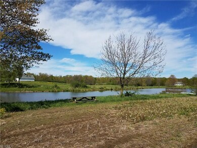 partial view of the lake, which is near the back o