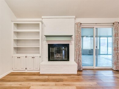 Gas fireplace with built in storage