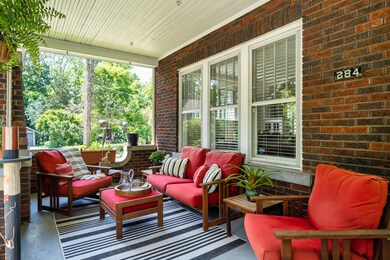 Covered front porch