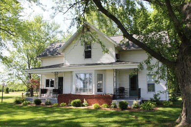 Two porches freshly painted