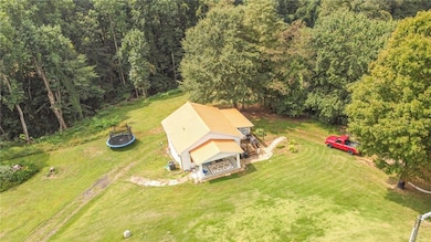 View from above of property