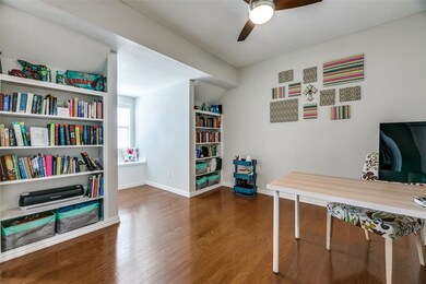 Loft space on second floor with built ins - perfec