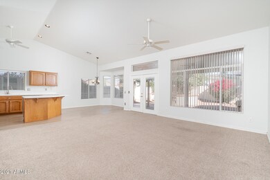 Great Room with Vaulted Ceiling