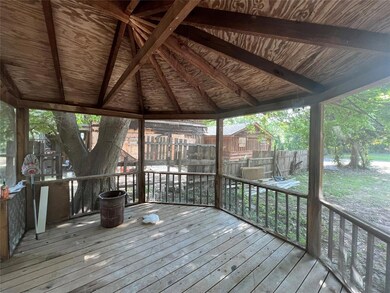 Deck with a gazebo
