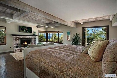 Master suite bed view