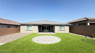 Back of property featuring an area to practice put