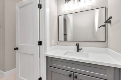 The first floor powder / half-bath is fantasticall