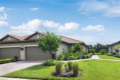 Front view of villa residence