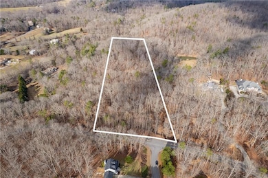 Aerial overview of property's location with proper