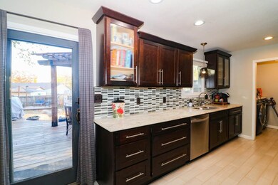 Sliding doors to the outside!