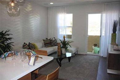 Model home living room/balcony