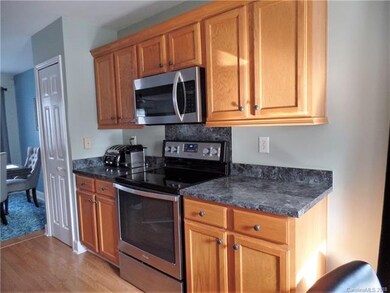 Counter space on both sides of stove which makes i