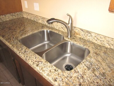 New granite, sink, and faucet