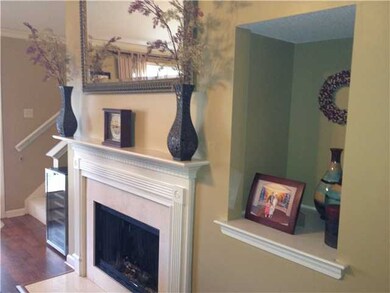 A Closer Look of the Gas Fireplace and Another Art