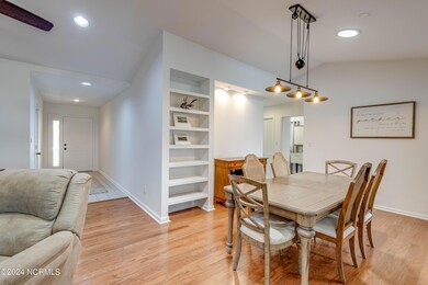 Foyer and dining rm