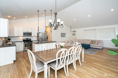 Open Concept Living, Kitchen, & Dining Room