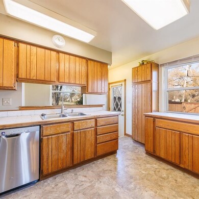 Lots of countertop space and cabinets