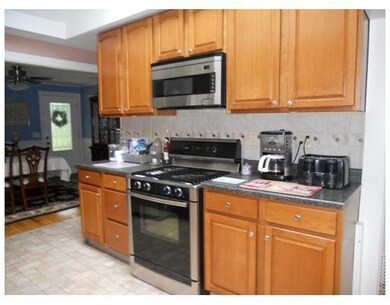 Kitchen. Stainless stove and microwave included