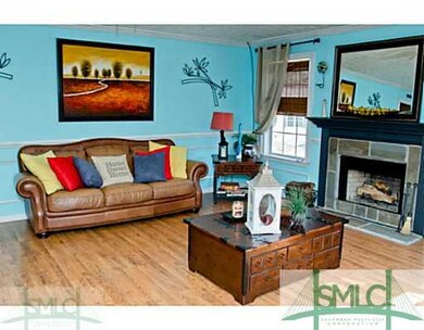 Living Room. Beautiful fire place.