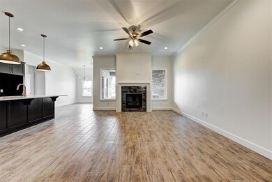 Unfurnished living room featuring light wood finis