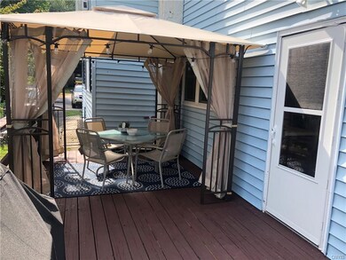 Deck off of the kitchen