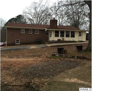 rear of home