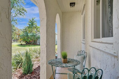 Covered front porch