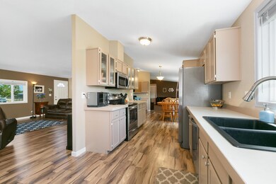 Kitchen (looking to both living areas)
