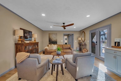 Sitting room off the kitchen.