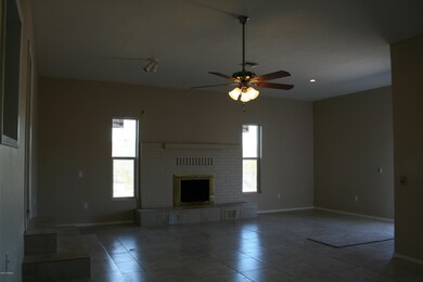 Living room - wood burning fireplace