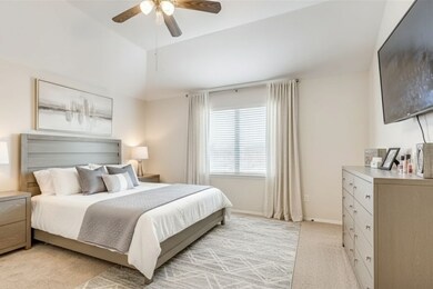 Digitally staged secondary bedroom #1