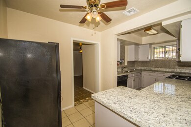 Ceiling Fan in Kitchen