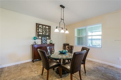 Beautiful tiled dining area