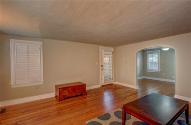 Living area with gorgeous hardwood flooring