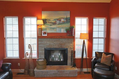 Stone Fireplace