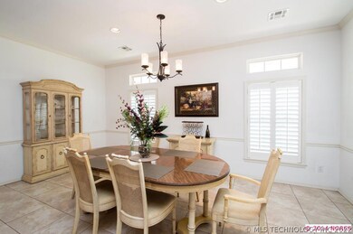 Plenty of room for your dining needs and nice tile