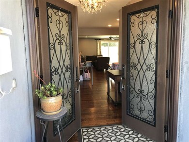 Exquisite front entry door!