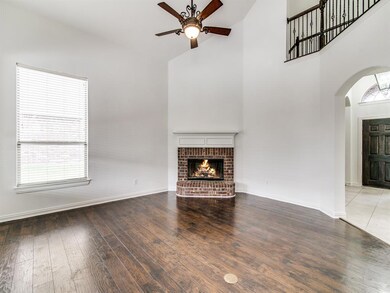 Family Room with Wood Floors