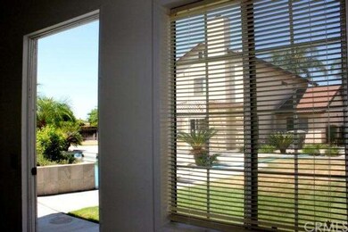 View from the pool house