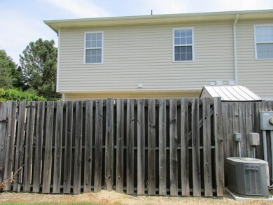 Private fenced patio