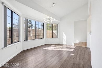 Unfurnished dining area with plenty of natural lig