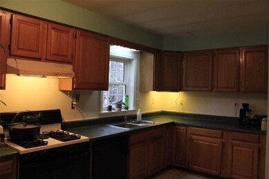 Kitchen with gas range!