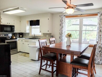Open kitchen and dinette.