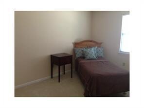 The second bedroom is almost as large as the master bedroom!