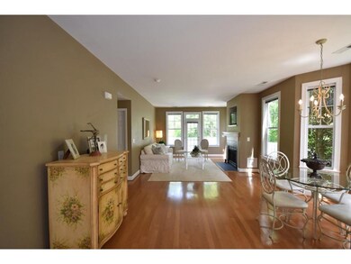 Foyer opens to dining  family