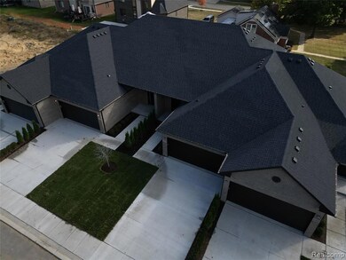 Aerial view of property and surrounding area