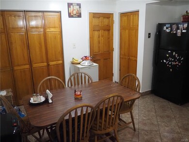 Kitchen with eat in dining area.