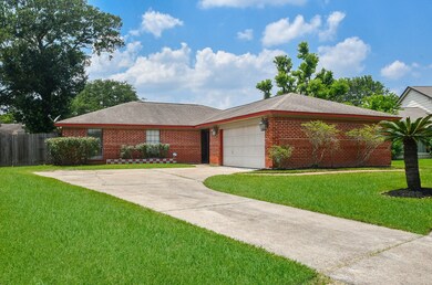 Sided garage with extended driveway
