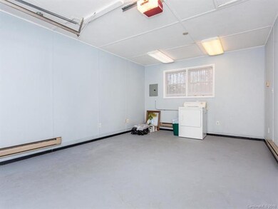 Interior of Garage, spare dryer converys