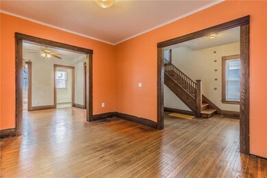 Current pre-renovation living room